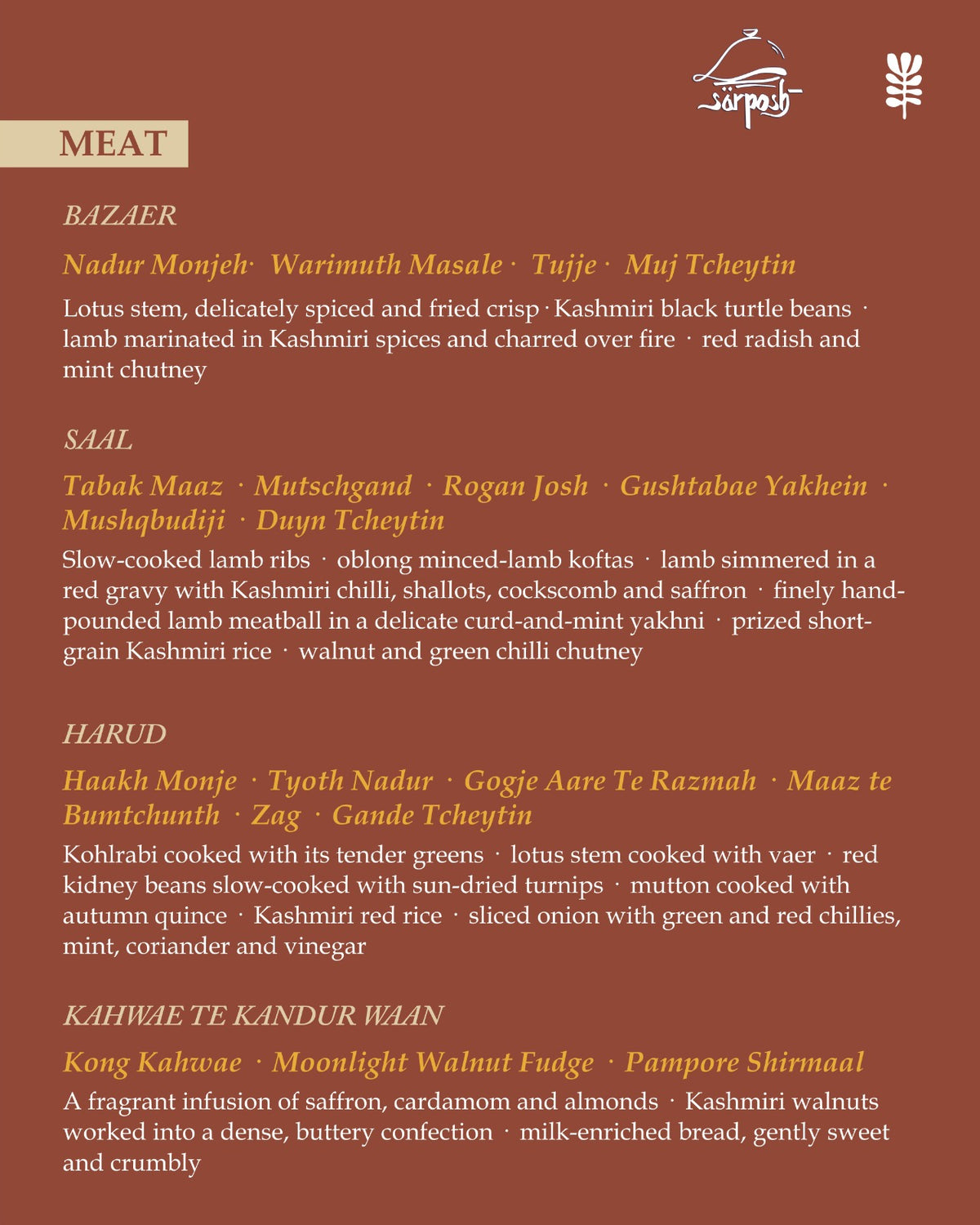 Four Stories from the Kashmiri Table | Sept 26 & 27