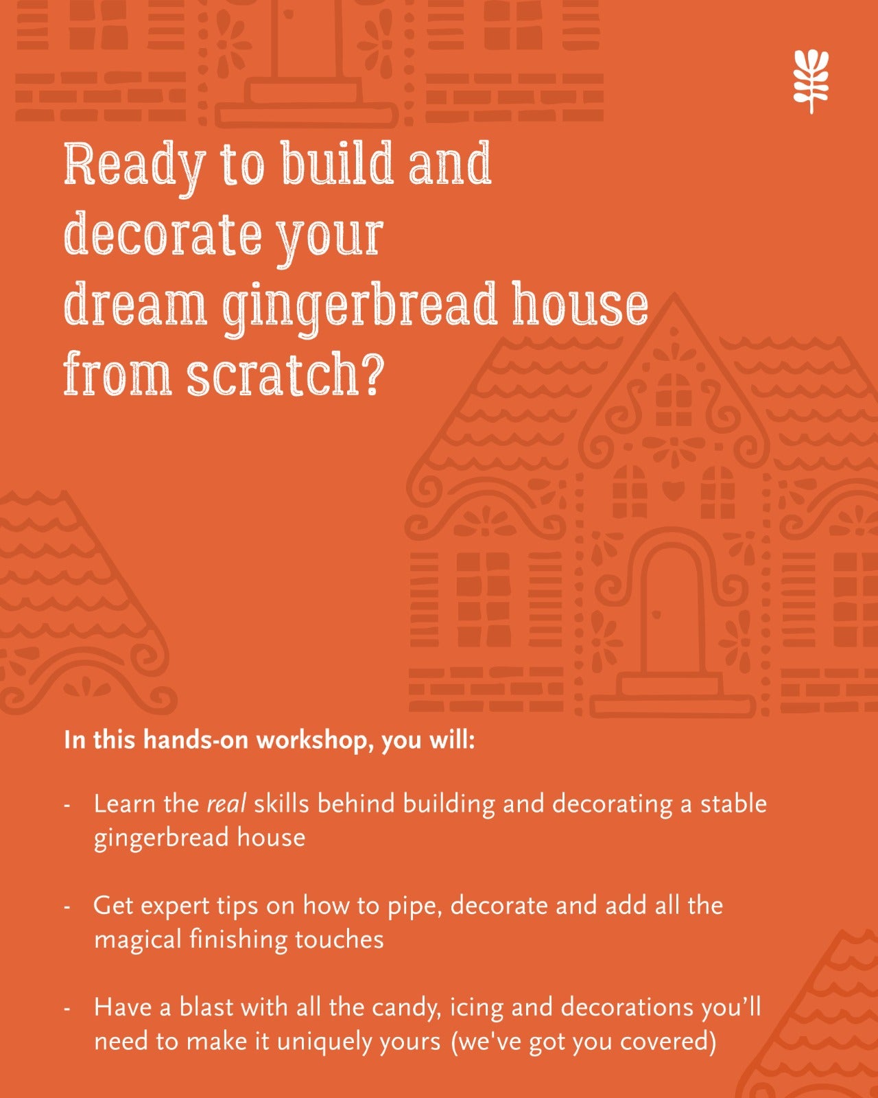 Gingerbread Workshop with Rajeshwari