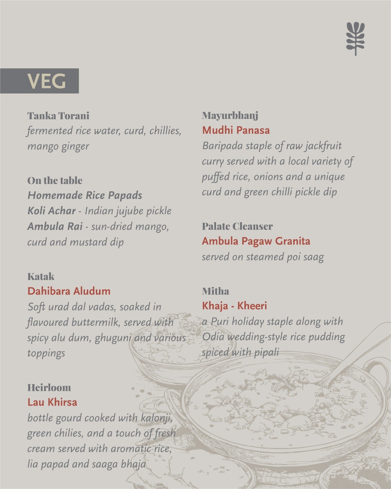 An Odisha Summer Table