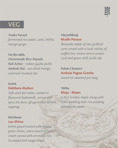 An Odisha Summer Table