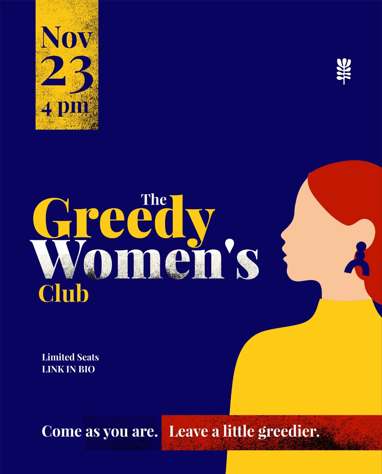 The Greedy Women's Club - Nov 23