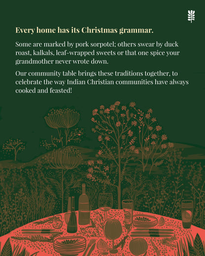 The Indian Christmas Table