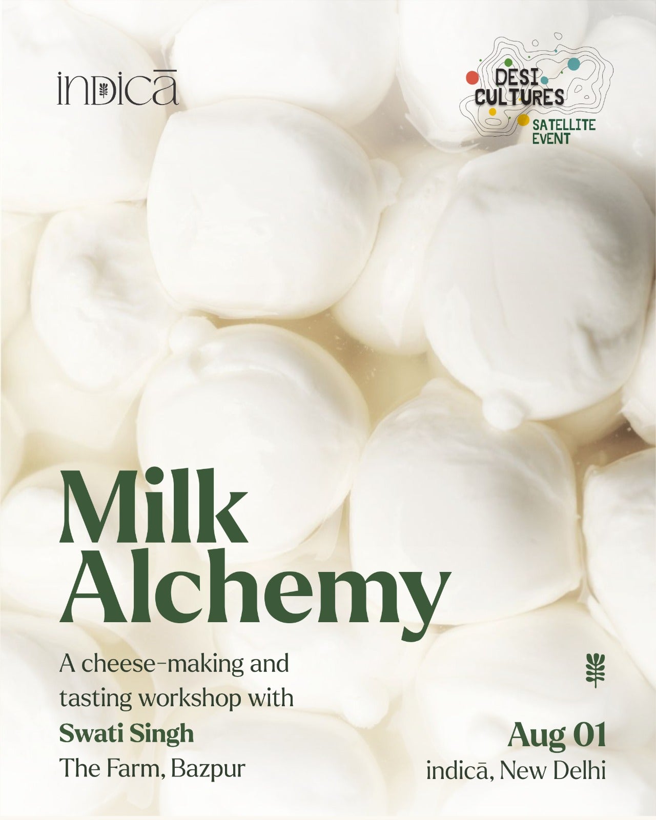 Milk Alchemy (Cheese-making & Tasting Workshop) | Aug 01