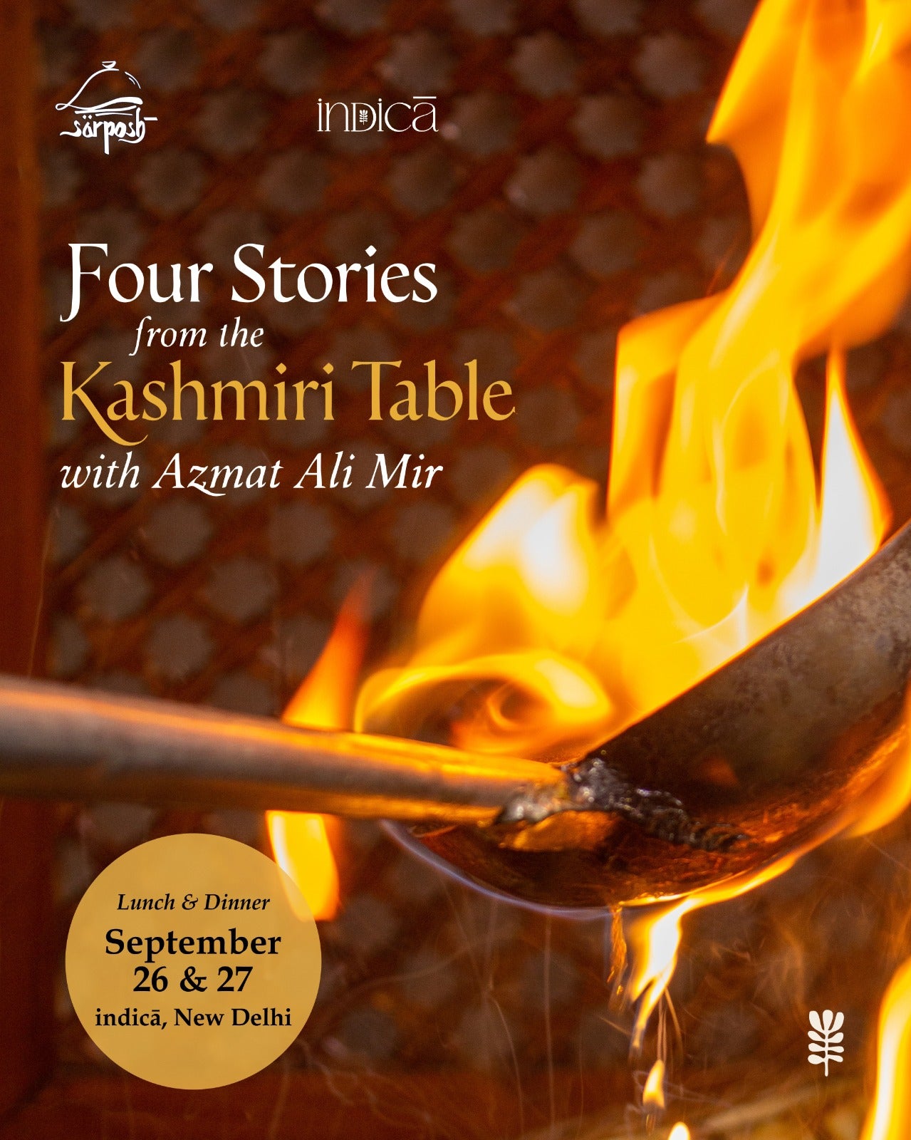 Four Stories from the Kashmiri Table | Sept 26 & 27