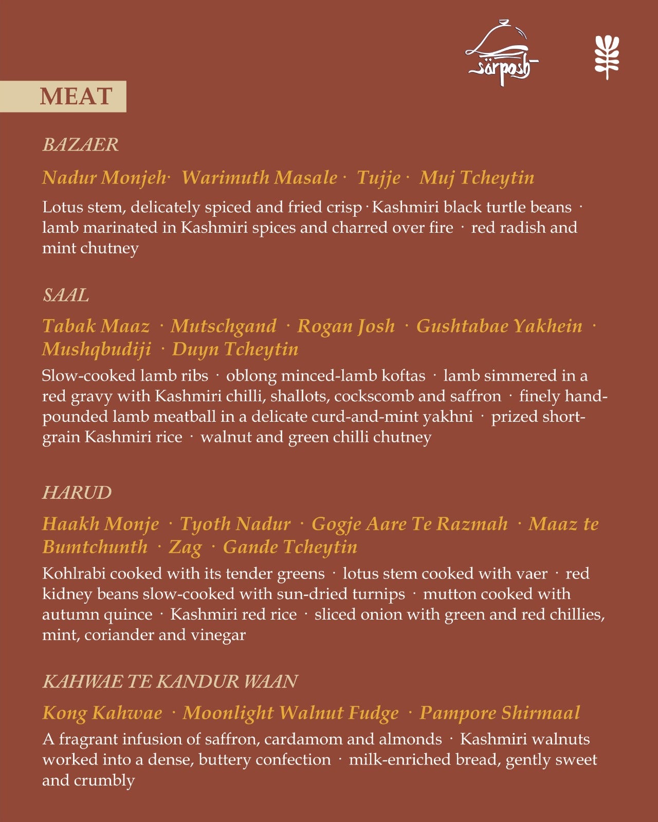 Four Stories from the Kashmiri Table | Sept 26 & 27