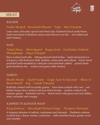 Four Stories from the Kashmiri Table | Sept 26 & 27