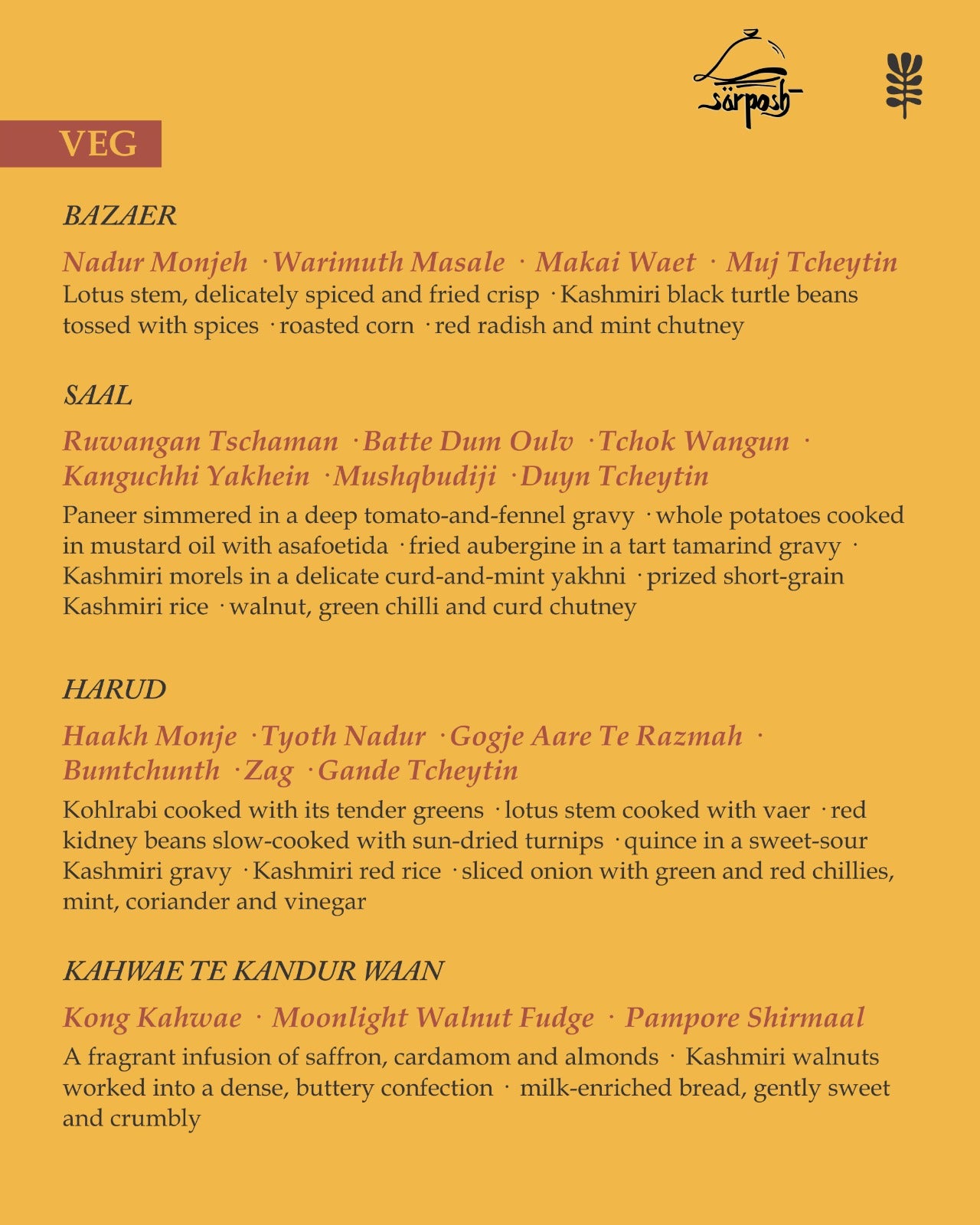 Four Stories from the Kashmiri Table | Sept 26 & 27