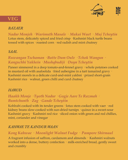 Four Stories from the Kashmiri Table | Sept 26 & 27