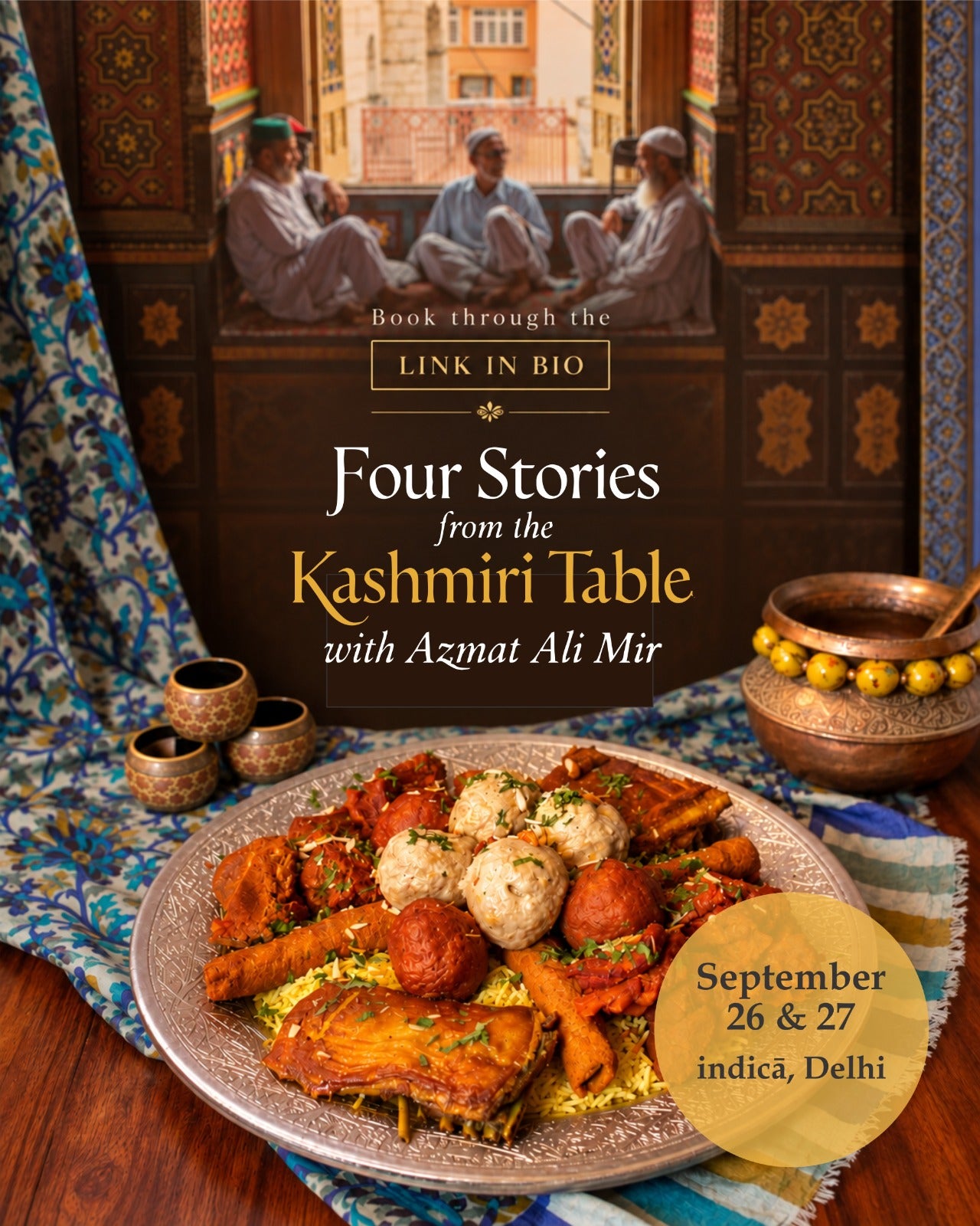 Four Stories from the Kashmiri Table | Sept 26 & 27